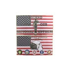 American veterans challenge coin souvenir rectangle custom award