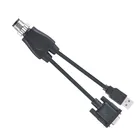 M12 A Coding 10M 24AWG Split 8PIN D-SUB USB Type Y Connector