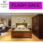 American hotel furniture solid wood hotel bed room furniture set