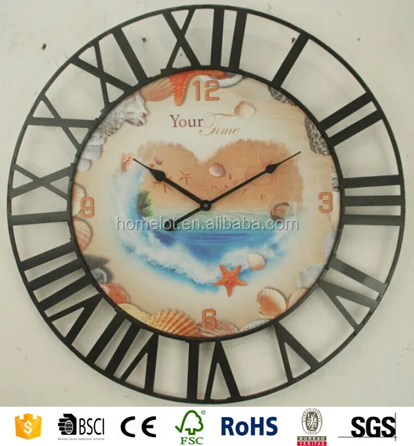 metal gift wall clock merchandising promotional clock