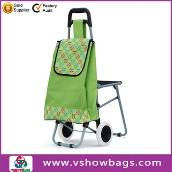 folding shopping trolley bags with 2 wheels shoppi