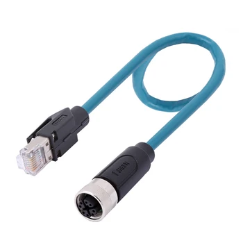 High Quality M12 Ethernet Cable 8 Pin Rj45 Connector - Buy M12 Ethernet