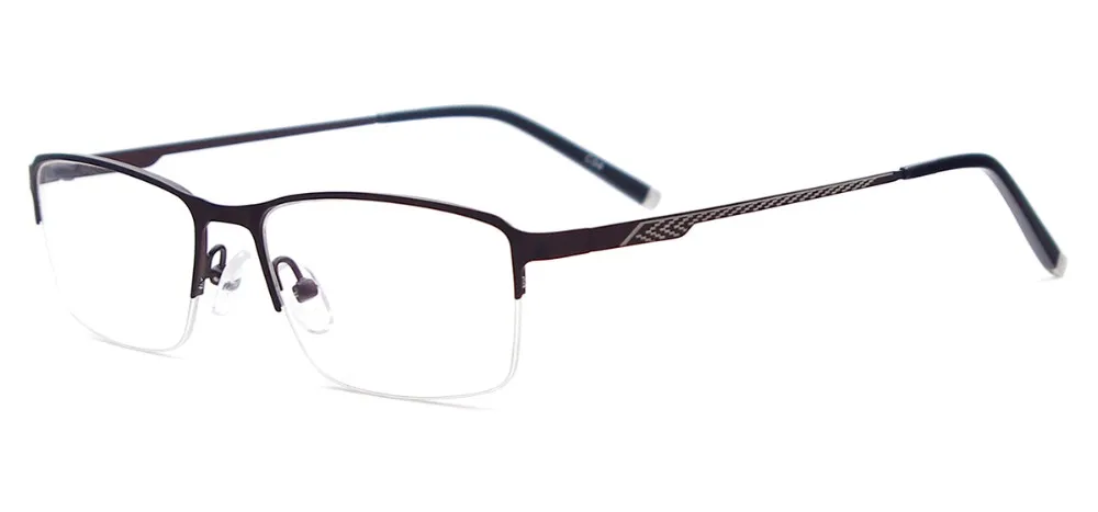 Wholesale Men Lightweight Semi Rimless Metal Eyeglasses ...