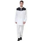 istanbul islamic Muslim men's 2 pieces kimono national clothing abaya
