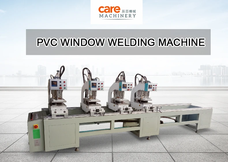 Window door welding making machine for pvc window frames