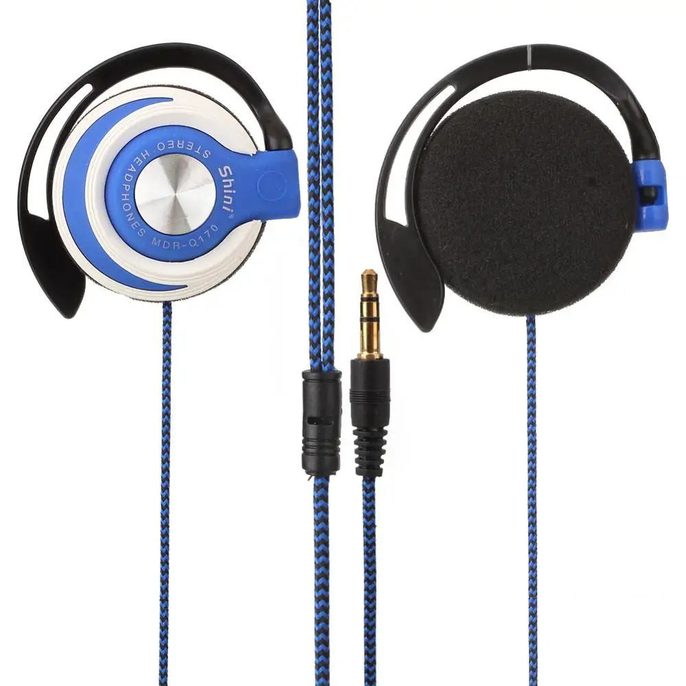 Sport Wired Headset Earphones Clip On Ear Sport Headphones EarHook Earphone For Mp3 Computer Mobile Phone - ANKUX.COM