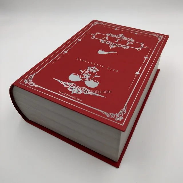 customized book shape paper gift box with eva tray