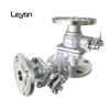 4inch stainless steel 1pc flange ends ball valve ptfe lined ball valve