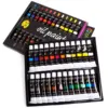 24colors 12ml artist diy color paint by number kits oil painting set