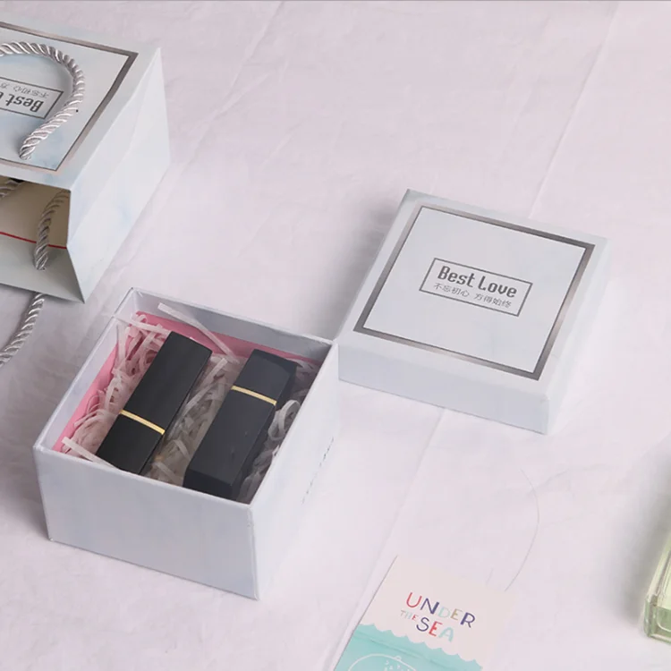 velvet flower gift box paper watch box pink small