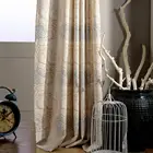Flower Embroidered Curtains for Living Room Energy Efficient Window Treatment Panels
