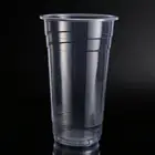 Disposable Smoothie OEM Custom Logo Print Drinking plastic cup disposable