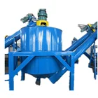 Dirty Plastic PET Bottle Recycling Machinery Cold Hot Washing Line