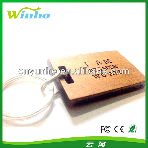 customized wooden keyring