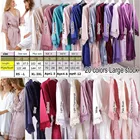 Fast Shipping solid color bridal lace robe