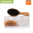 Natural Custom wooden hair comb household hair brush portable comb