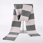 High quality wool knitted long male polyester cotton scarves