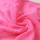 100% polyester pearl chiffon plain saree silk fabric