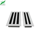 Logo Customization Ceiling Grille Ceiling Grill Diffusers Ceiling Air Conditioner Grille Aluminum Linear Slot Diffuser