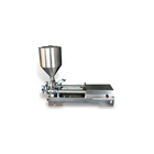 Semi automatic piston paste filler cosmetic cream filling machine