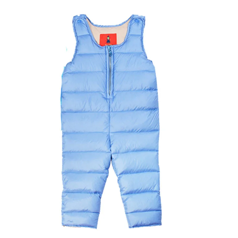 Winter white duck down baby Siamese thickened climbing clothing cold strap snowsuit new born wholesale carters baby clothes