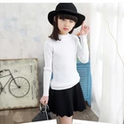 Latest design pleated skirt cashmere skirt stylish girl A line knitting skirts
