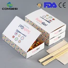 Personalized wrapping present perfect quality eco friendly food paper box packaging for fast food snack dessert