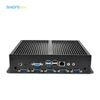 Fanless Industrial PC 10*COM Ports Mini Computer Celeron J1900 Mini desktop PCwith LPT and Serial Parallel Port