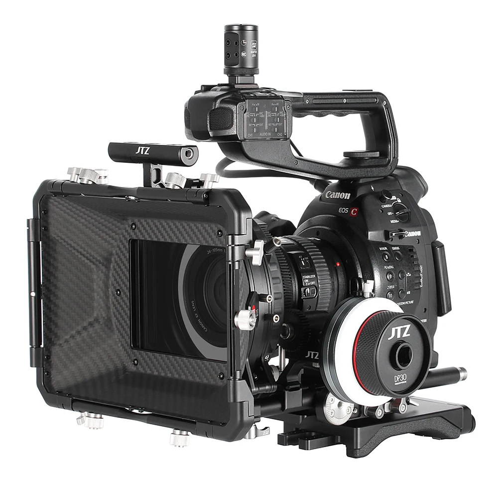Jtz Dp30 Camera Cage Baseplate Shoulder Rig For Canon Eos C100 C300