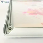 Hot sale ultra slim cinema fiber optic aluminum profile light box a4