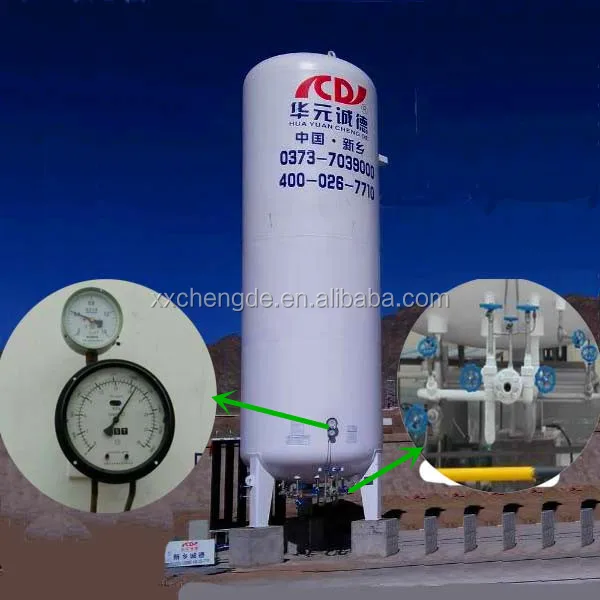 stainless steel cryogenic liquid natural gas storage container