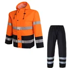 reflective safety coverall security working workwear for men