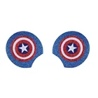 Glitter America Shield Round Felt Pad DIY Hair Accessories Star Minnie Ears Headband DIY Accessories For Kids