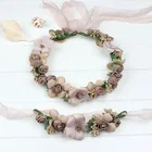 EasternHope Flower Crown Floral Wreath Headband Floral Garland Hair Headbands Photo Props Wedding Party Decoration