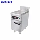 Commercial Machine Timer Temperature Control Induction Deep Fryer For Frying Delicious Chicken