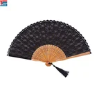 Paper Fan Custom Cloth Folding Paper Fan With Led Lights