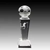 Customized Football Trophy Cup Unique Football Trophy Design Crystal Soccer Ball Trophy