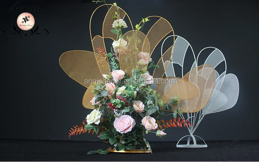 ANNIELU wedding decoration butterfly flower design center piece show wedding stand flower stand