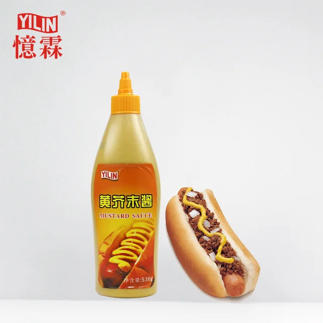 510ml western flavor yellow mustard sauce