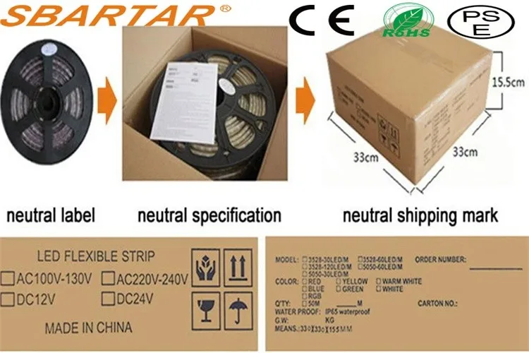 smd 5050 RGB+W Strip Light The Lamp