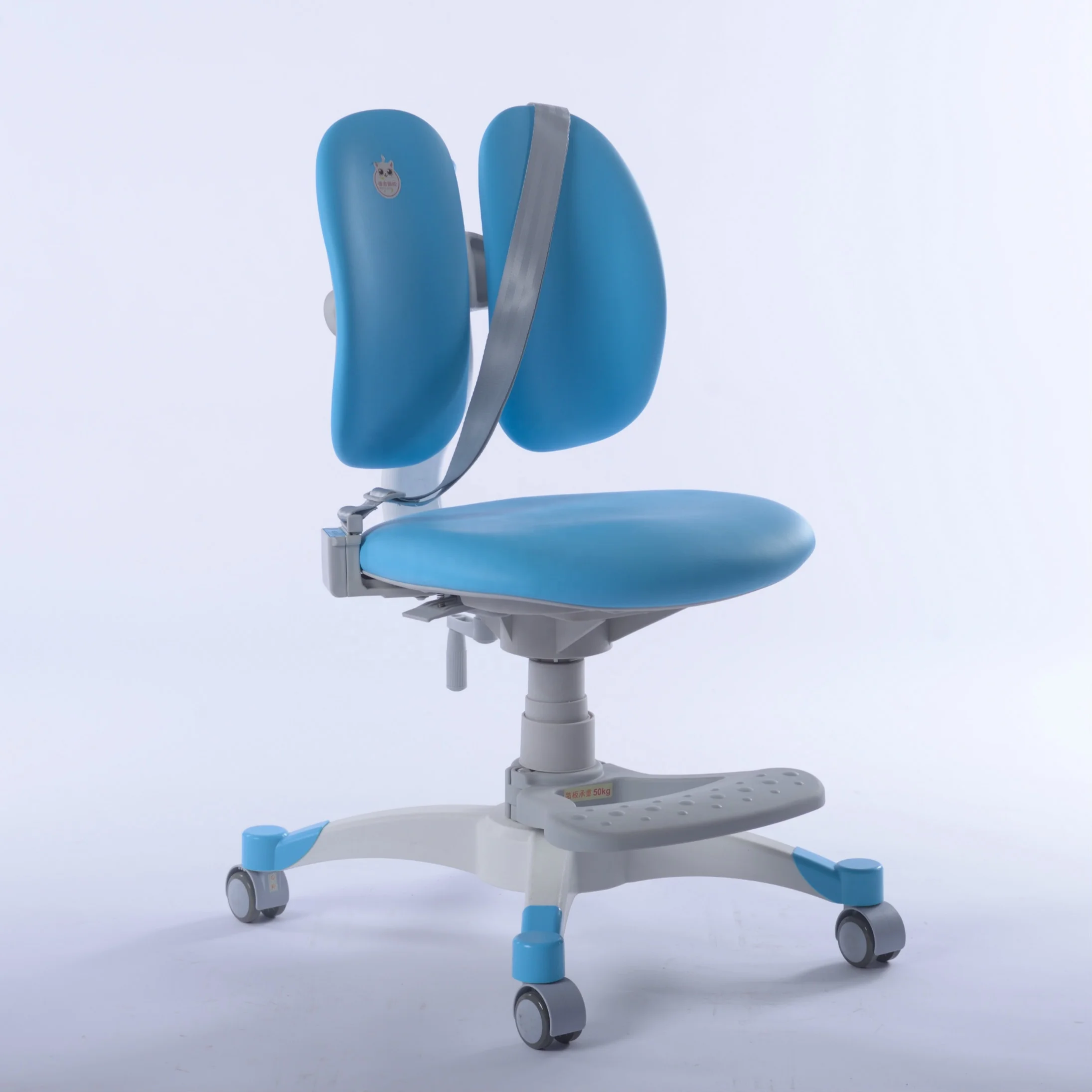 Blue Modern Ergonomic Design Children Study Chair