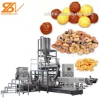Zimbabwe Puffed corn flour stick round snacks extruder machine production line