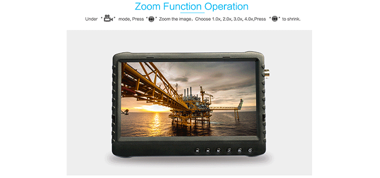 2018 new 1080p all-in-one camera ahd dvr test monitor for tvi