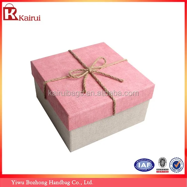 custom paper cardboard cosmetic packaging fancy empty linen