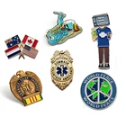 navy air force army commendation awards custom military cap badge