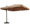 3m*3m High quality big square umbrella side pole double top umbrella parasol Aluminium roma umbrella