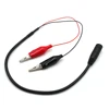 32cm 12V DC Female Jack to Alligator Clip Power Cable Connectors for CCTV Security Camera