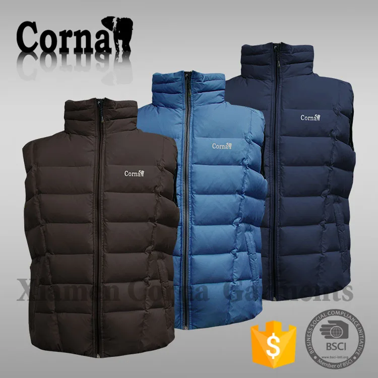 Fashion men low price sleeveless colorful custom 100% polyester polished polyester vest with great price