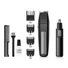 Battery-Operated Water Resistant Dual Edge Blades Electric Nose Ear Hair Trimmer for Men