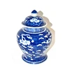 Chinese blue and white ceramic vase jingdezhen porcelain vase with lid Home Decor
